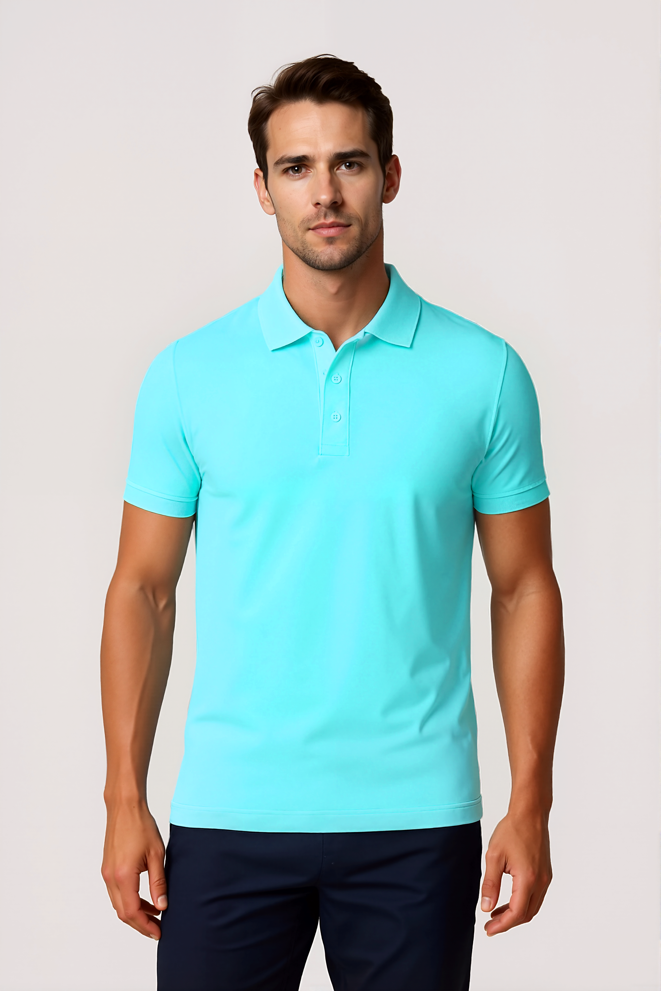 6er-Pack Poloshirts - Türkis