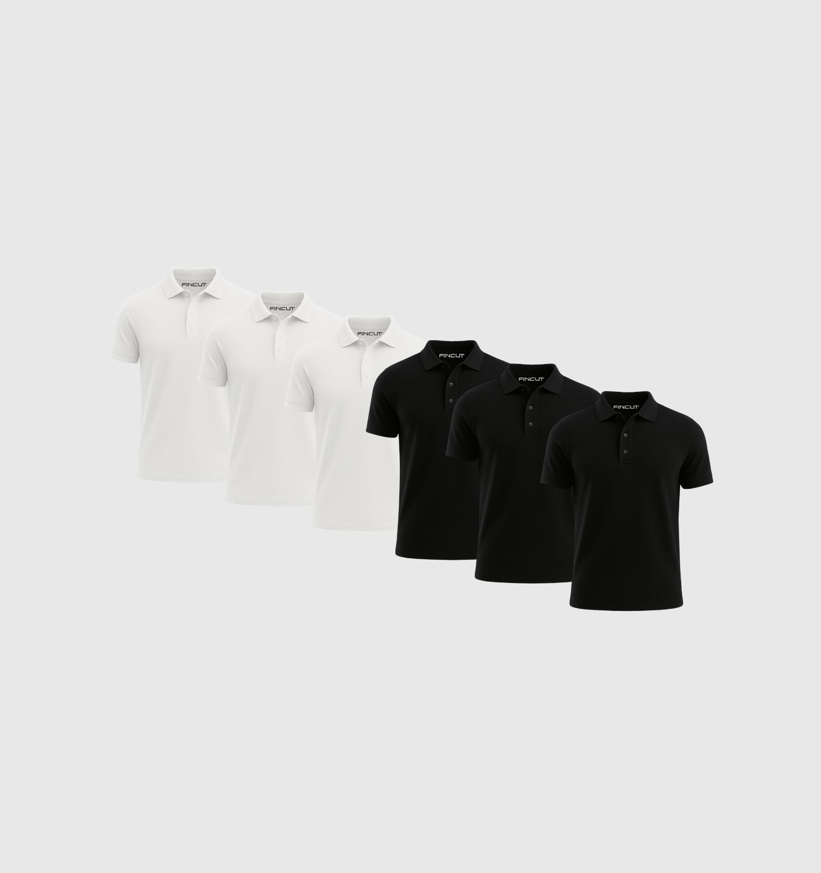 6er-Pack Poloshirts – Mix
