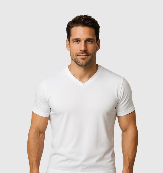V-Ausschnitt-Shirts - Erste Version