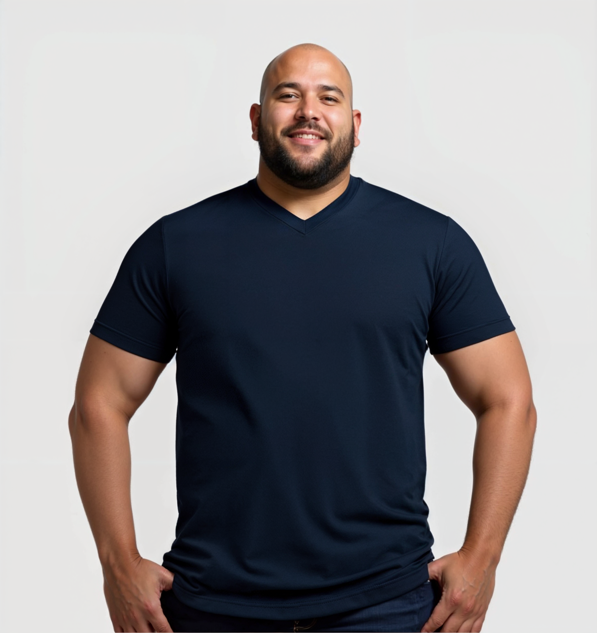 9er-Pack V-Ausschnitt-Shirts - Marineblau
