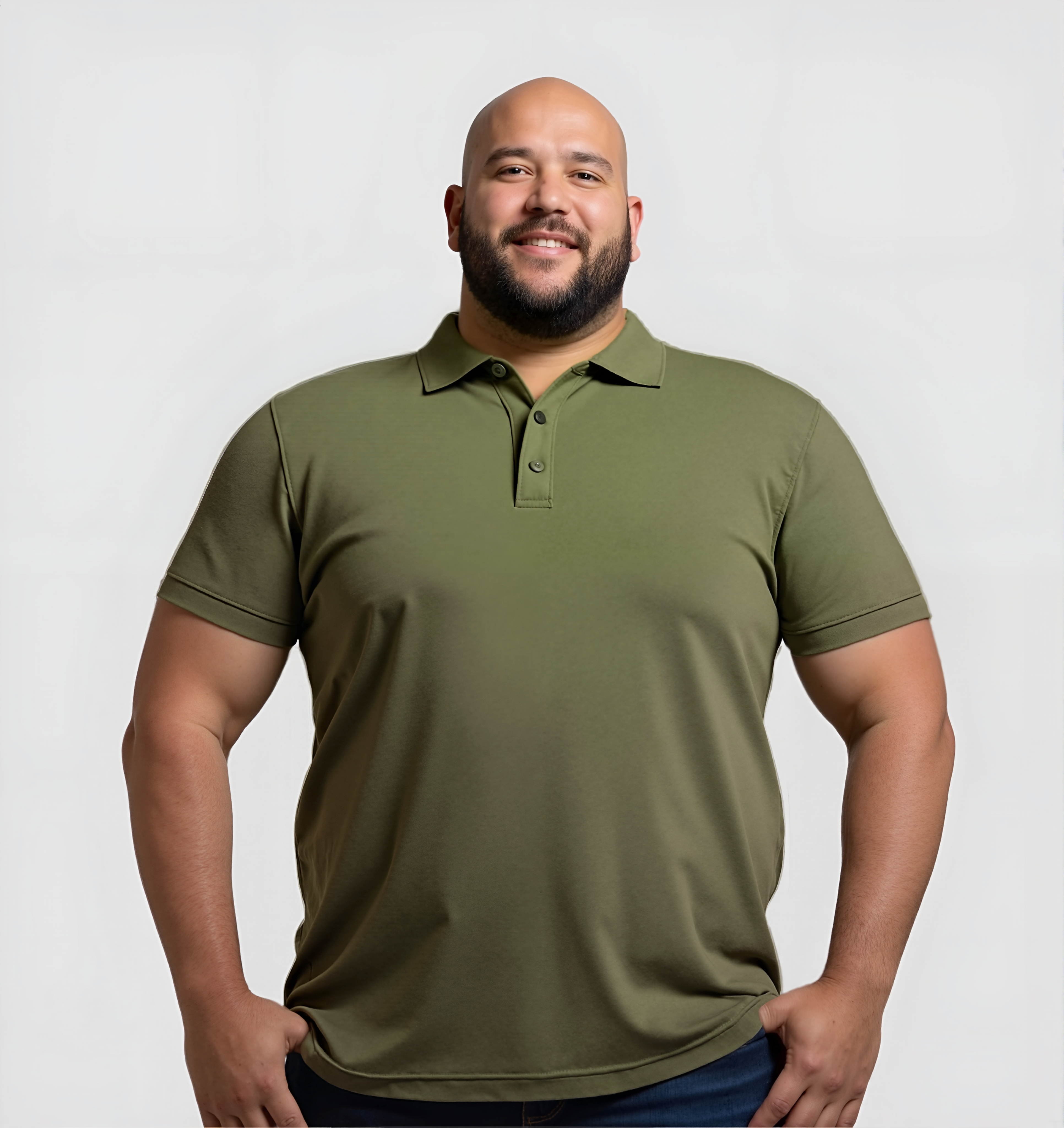 6er-Pack Poloshirts - Khaki