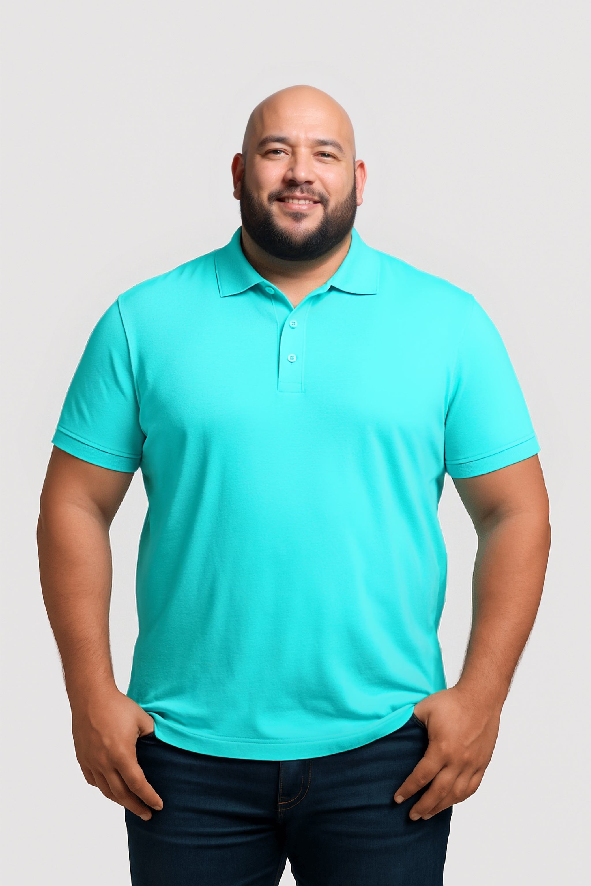 6er-Pack Poloshirts - Türkis