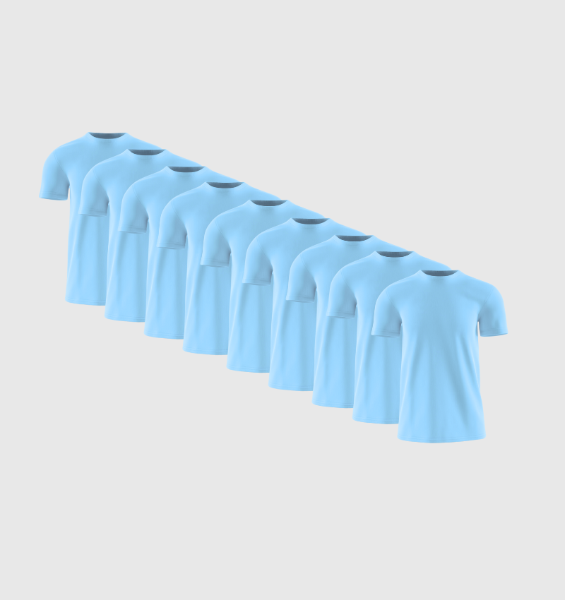 9er-Pack – Himmelblau