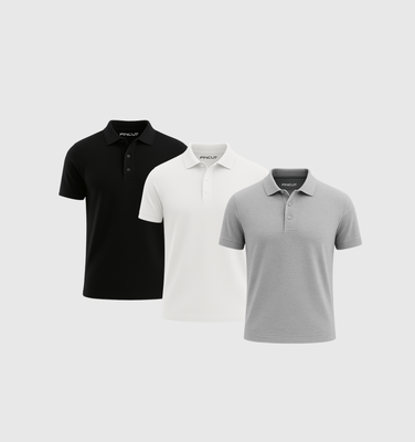 3er-Pack Poloshirts - Winter