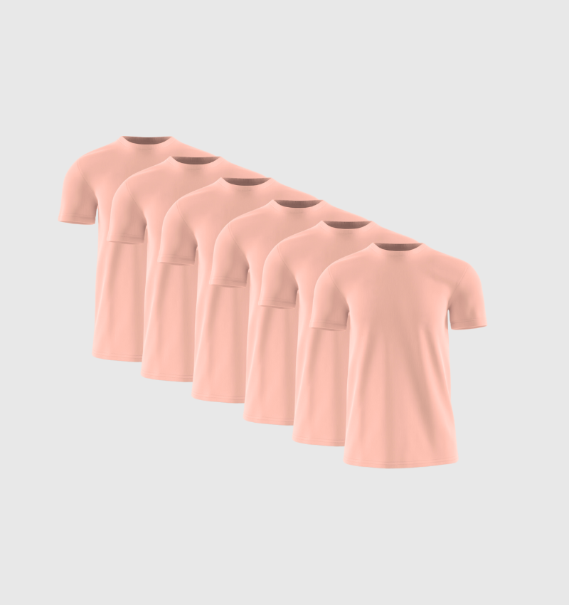 6er-Pack – Lachsfarben