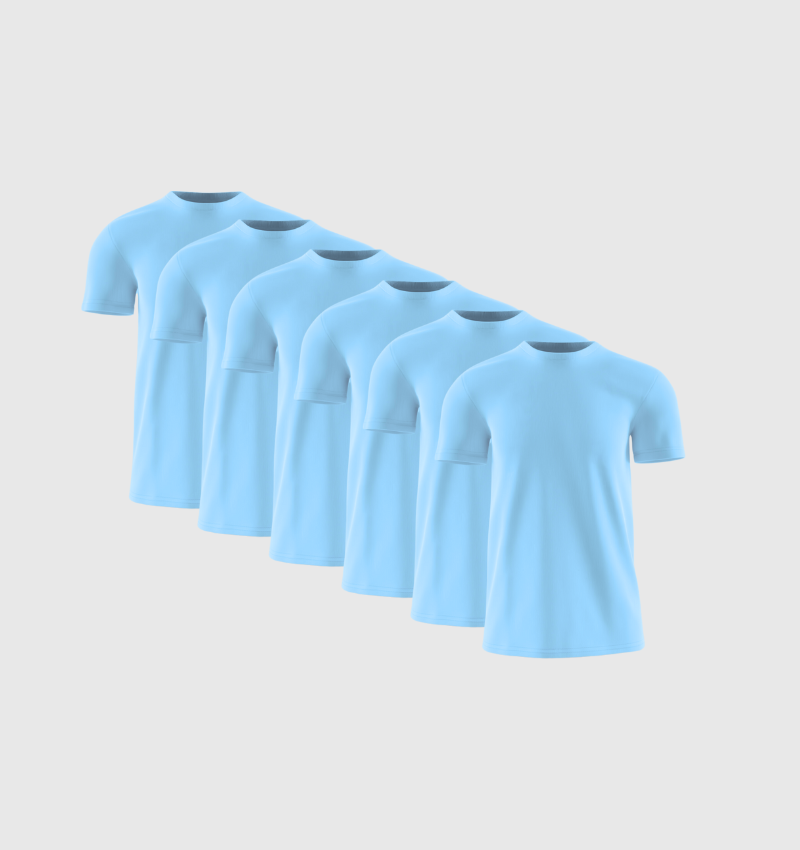 6er-Pack – Himmelblau