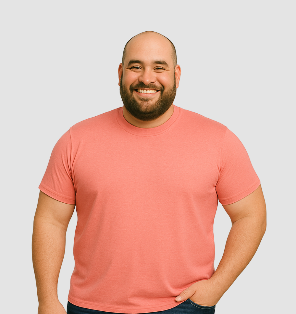 Das Tech-T-Shirt – Lachsrosa