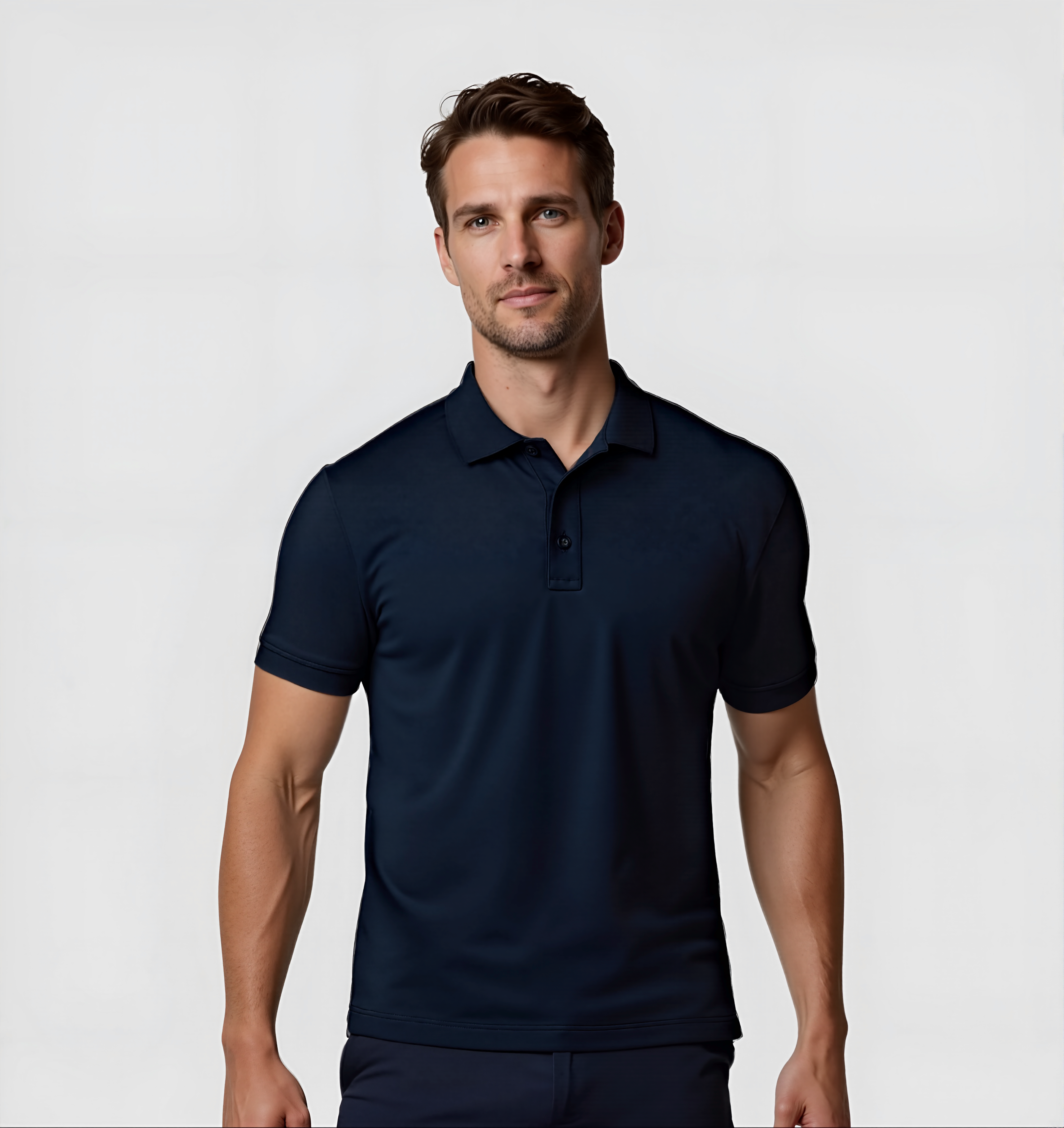 6er-Pack Poloshirts - Marineblau
