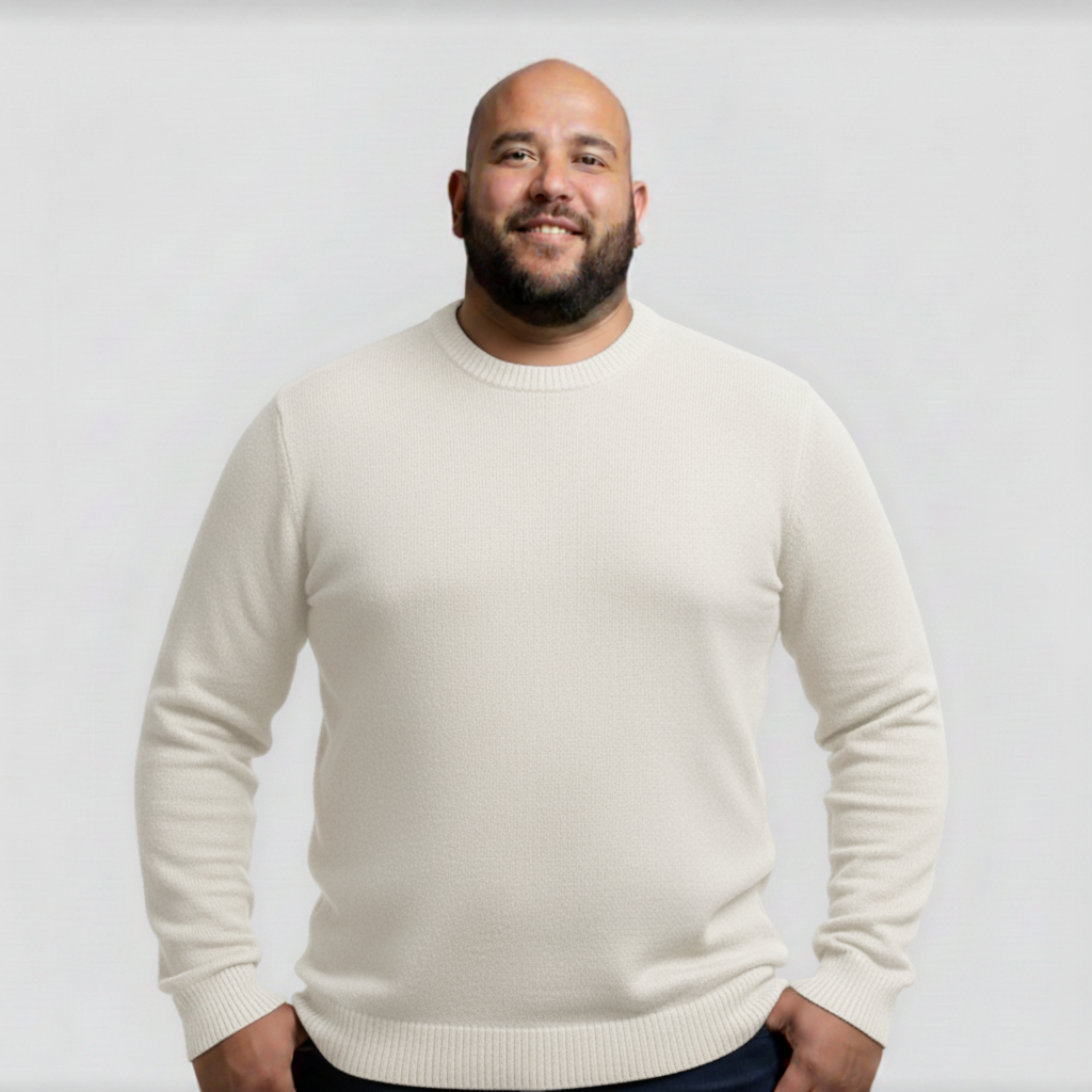 Einzelner Pullover – Weiss