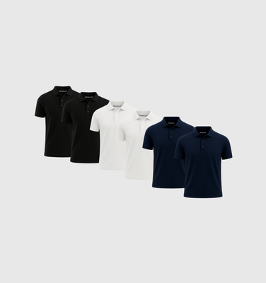 6er-Pack Poloshirts - Essential