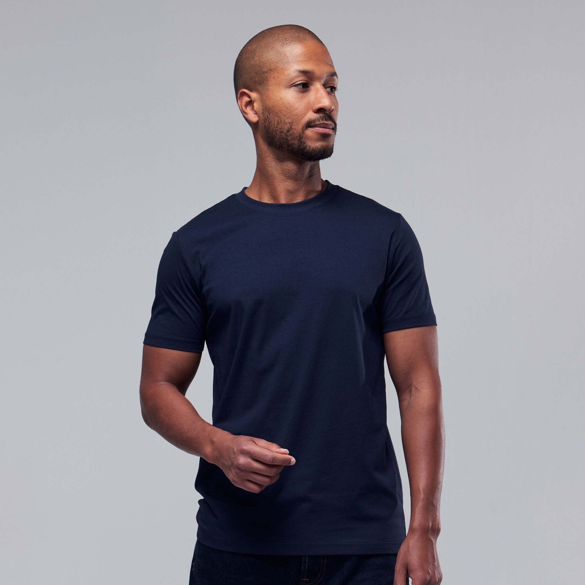 Das Tech-T-Shirt – Marineblau