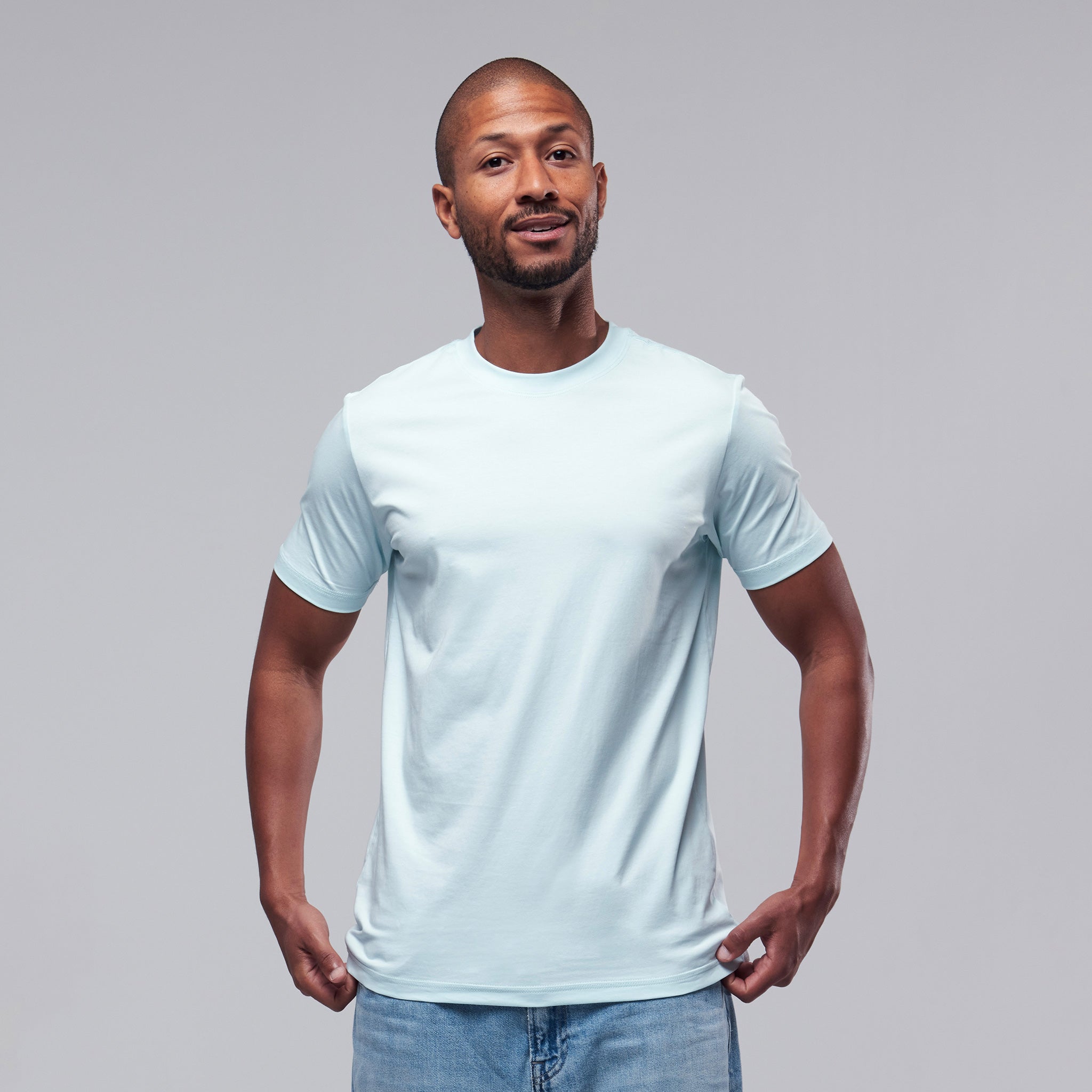 Das Tech-T-Shirt – Türkisblau