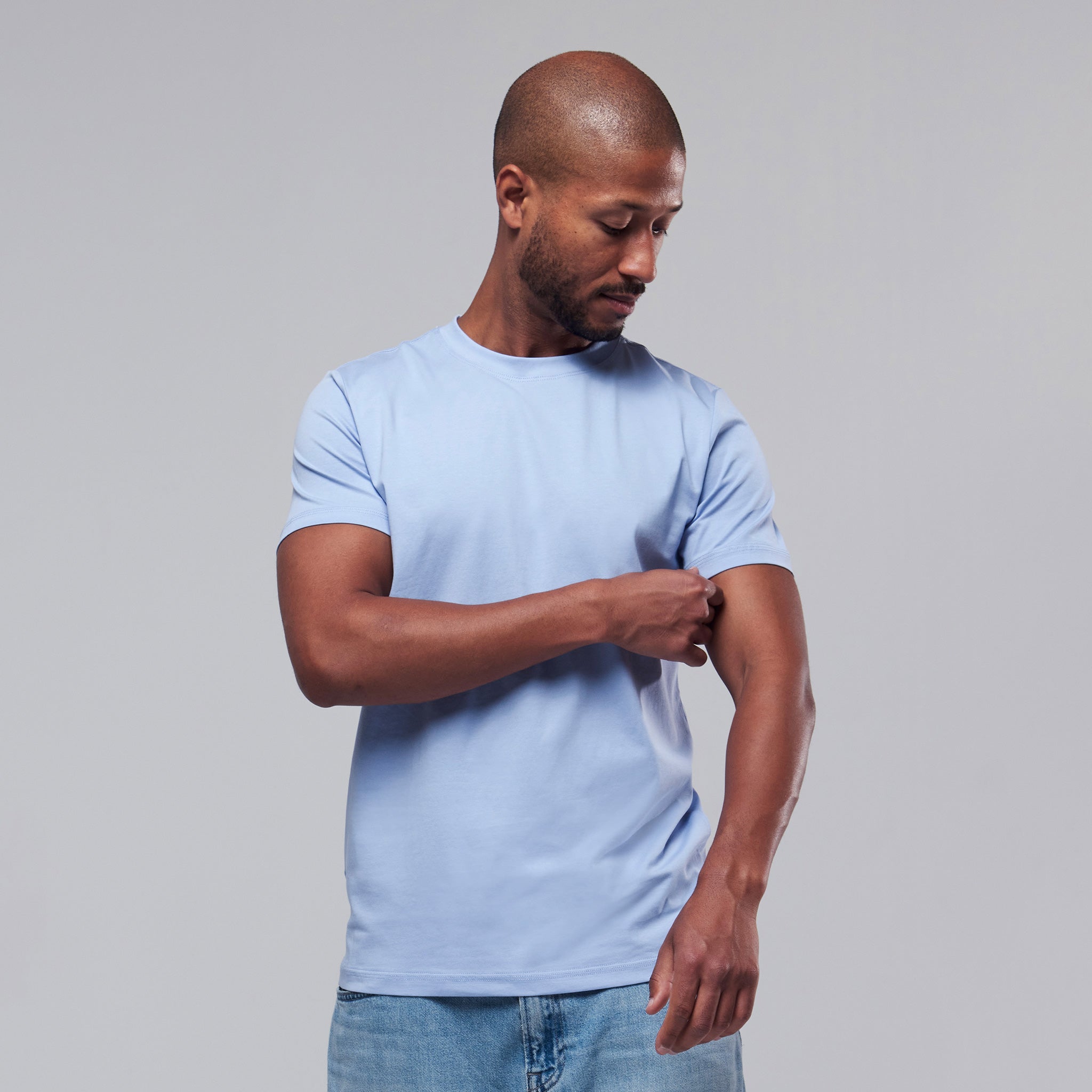 Das Tech-T-Shirt – Himmelblau