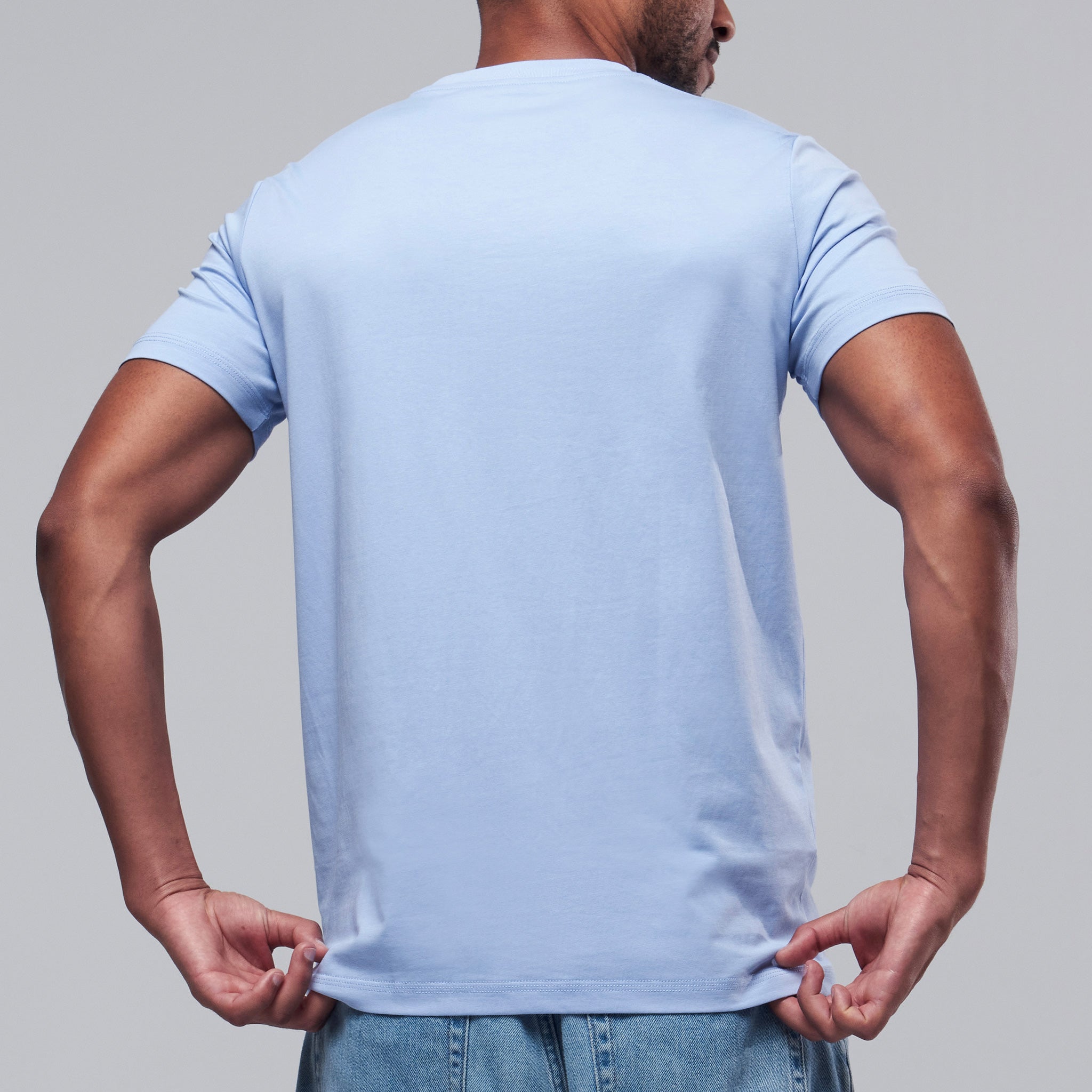 Das Tech-T-Shirt – Himmelblau