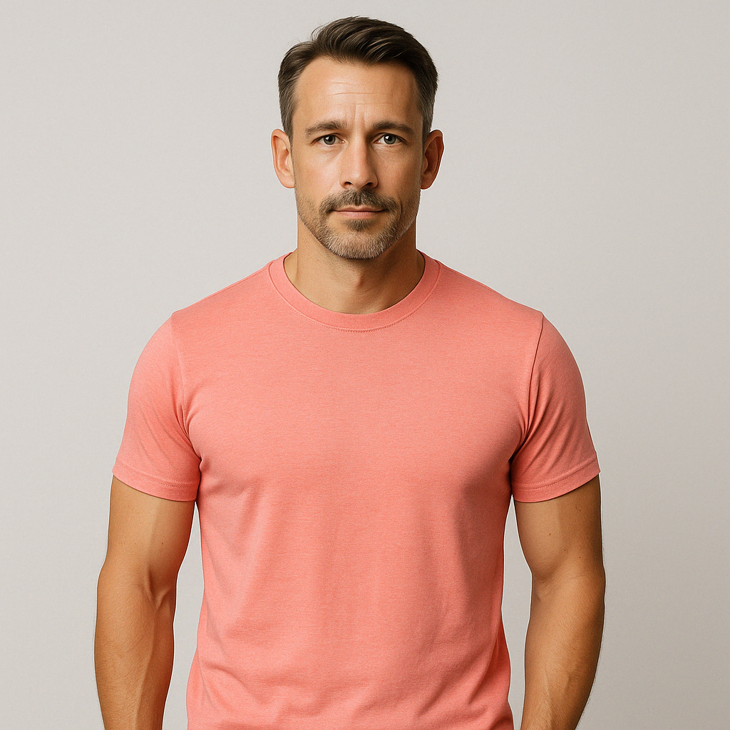Das Tech-T-Shirt – Lachsrosa