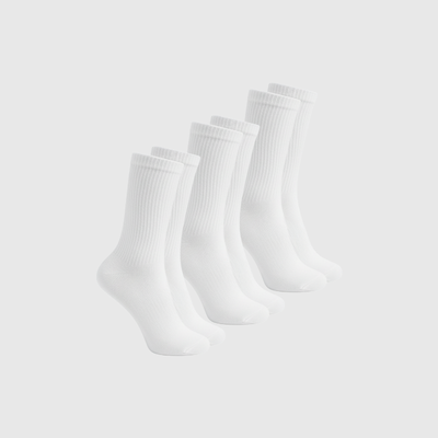 3er-Pack Socken – Weiss