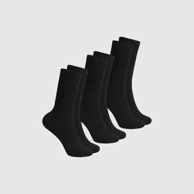 3er-Pack Socken – Schwarz
