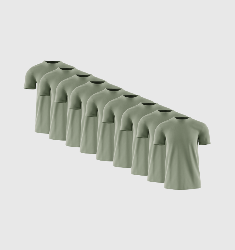 9er-Pack – Khaki