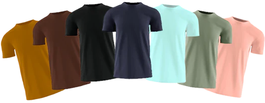 Colorful T-shirts Collection