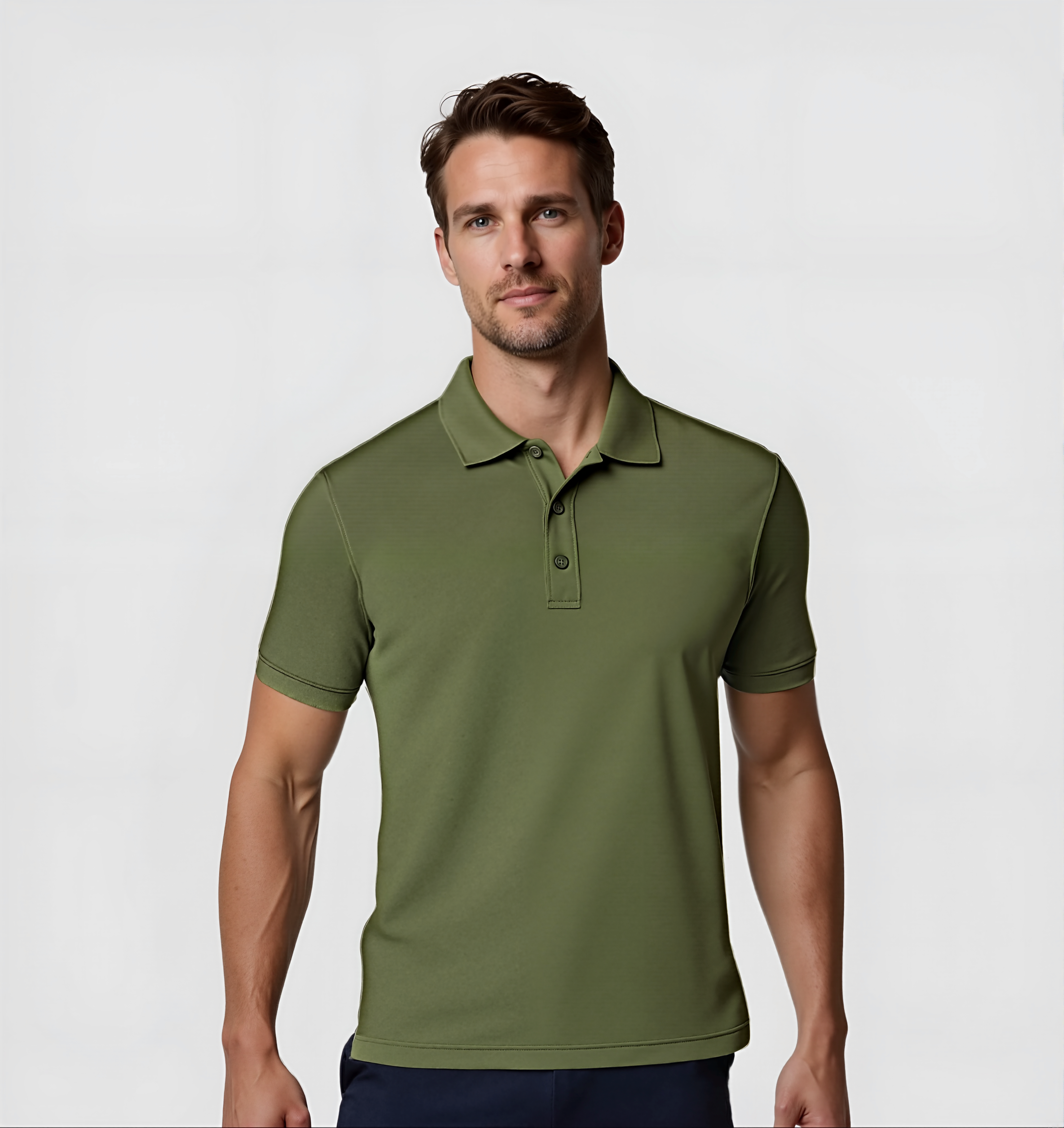 6er-Pack Poloshirts - Khaki