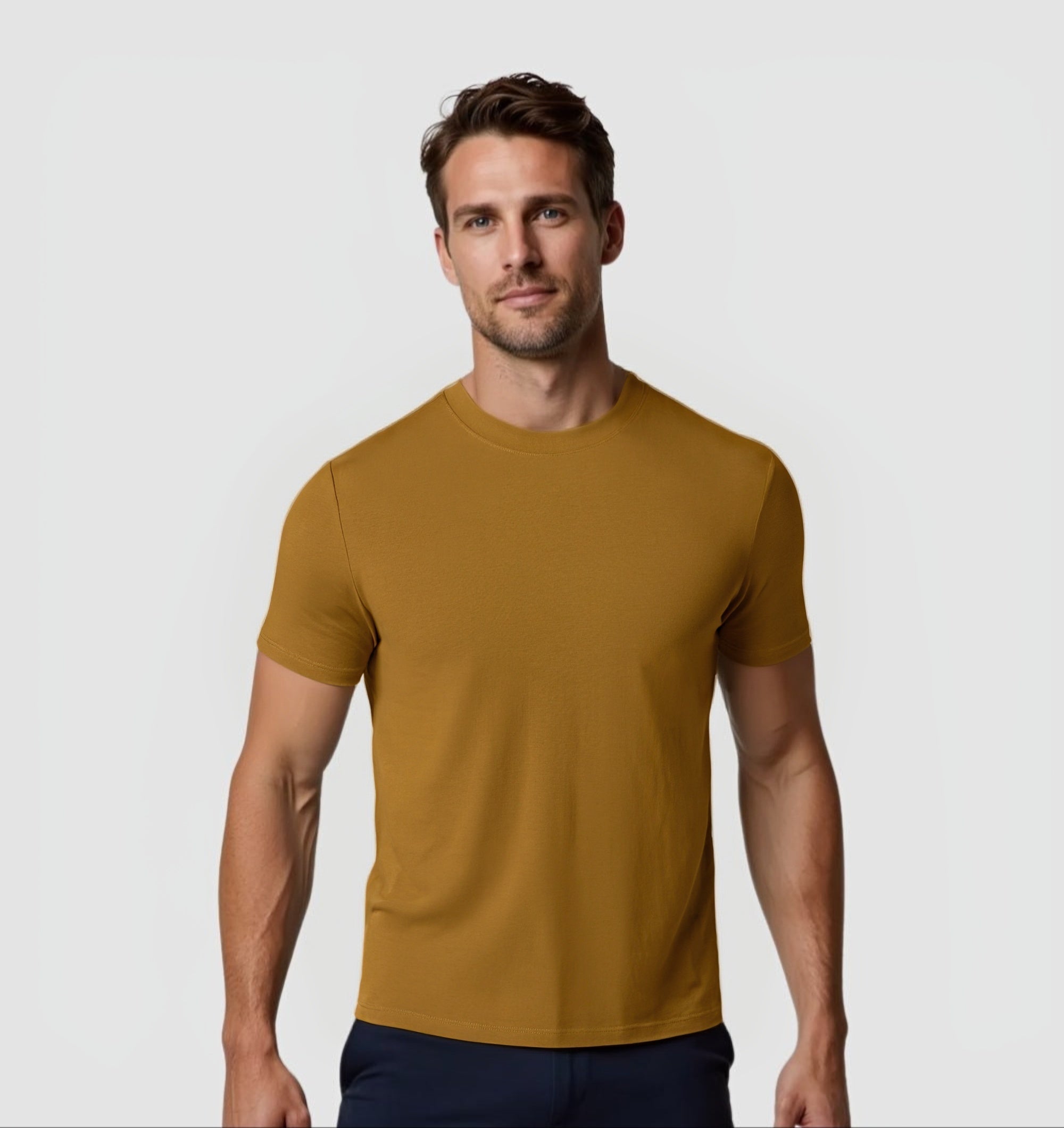 Tech-T-Shirt – Senfgelb